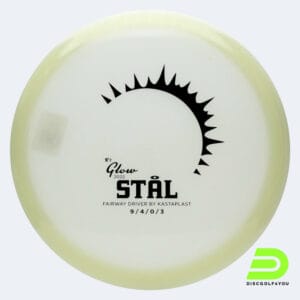 Kastaplast Stål in white, k1 glow plastic and glow effect