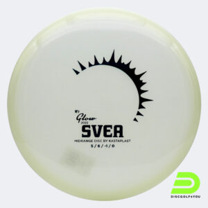 Kastaplast Svea in weiss, im K1 Glow Kunststoff und glow Spezialeffekt