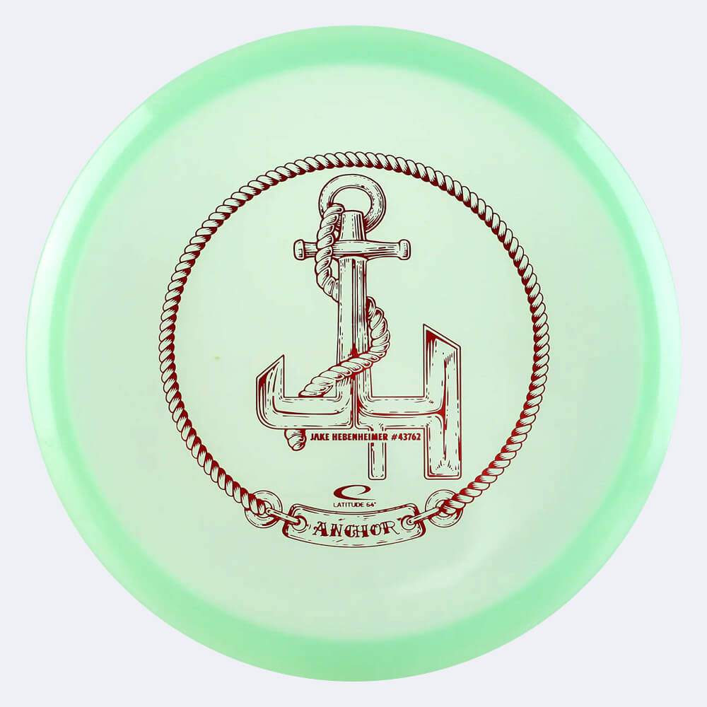 latitude 64° anchor in türkis, im opto moonshine kunststoff und glow spezialeffekt Latitude 64° Anchor in türkis, im Opto Moonshine Kunststoff und glow Spezialeffekt