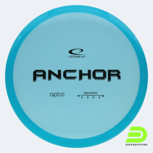 Latitude 64° Anchor in turquoise, opto plastic