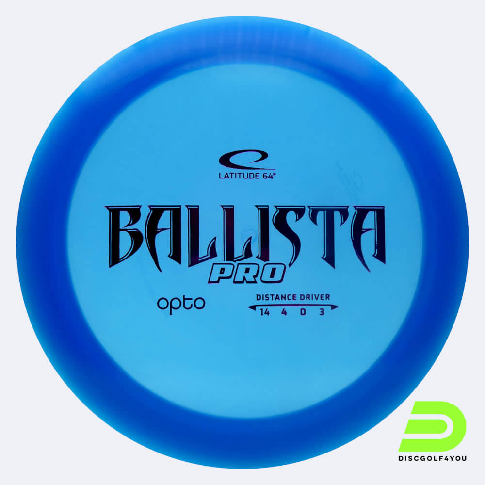 Latitude 64° Ballista Pro in blau, im Opto Kunststoff und ohne Spezialeffekt