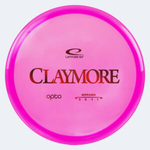 Latitude 64° Claymore in pink, opto plastic
