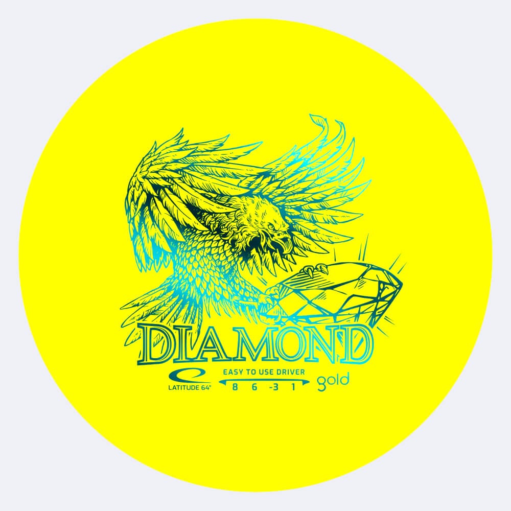 latitude 64° diamond in gelb, im gold kunststoff und ohne spezialeffekt Latitude 64° Diamond in gelb, im Gold Kunststoff und ohne Spezialeffekt