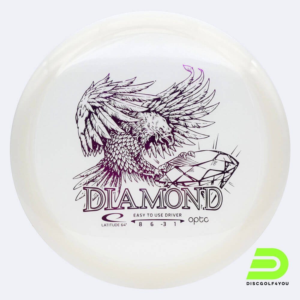 Latitude 64° Diamond in white, opto plastic Latitude 64° Diamond in white, opto plastic