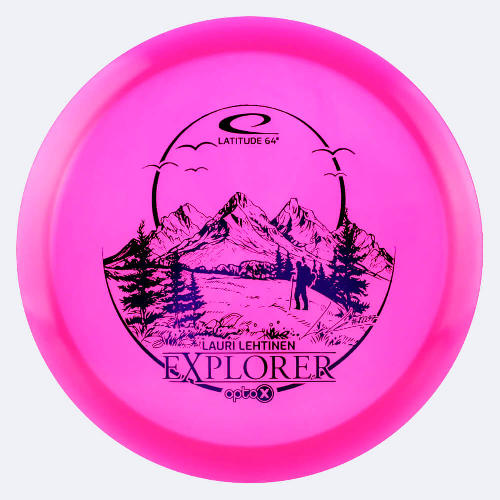 Latitude 64° Explorer - Lauri Lehtinen Team Series in pink, opto x plastic Latitude 64° Explorer - Lauri Lehtinen Team Series in pink, opto x plastic