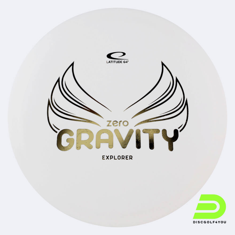 Latitude 64° Explorer in white, zero gravity plastic Latitude 64° Explorer in white, zero gravity plastic