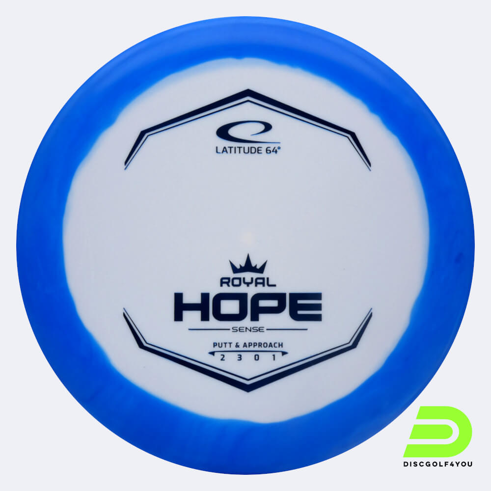 Latitude 64° Hope in blue, sense orbit plastic Latitude 64° Hope in blue, sense orbit plastic