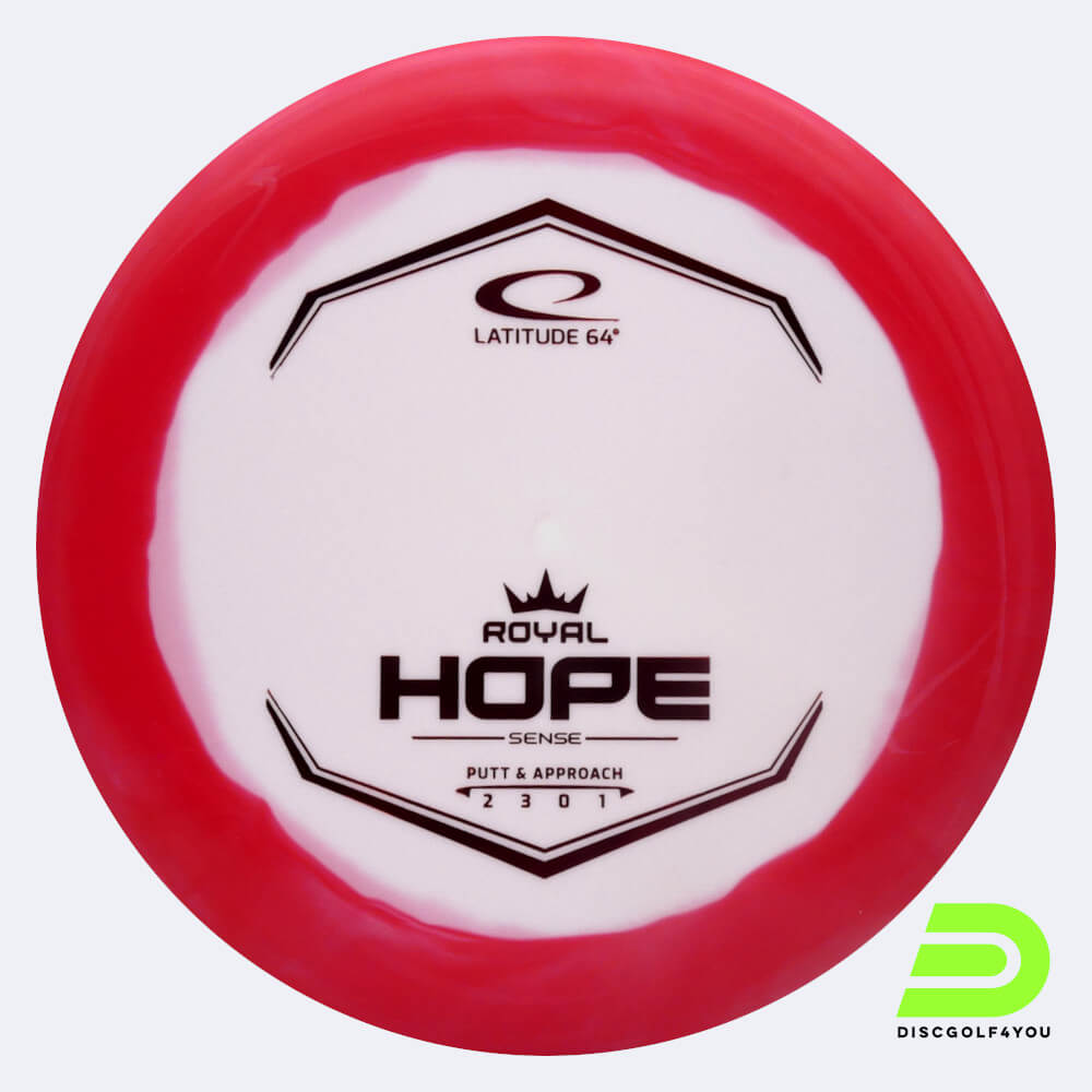 Latitude 64° Hope in red, sense orbit plastic Latitude 64° Hope in red, sense orbit plastic