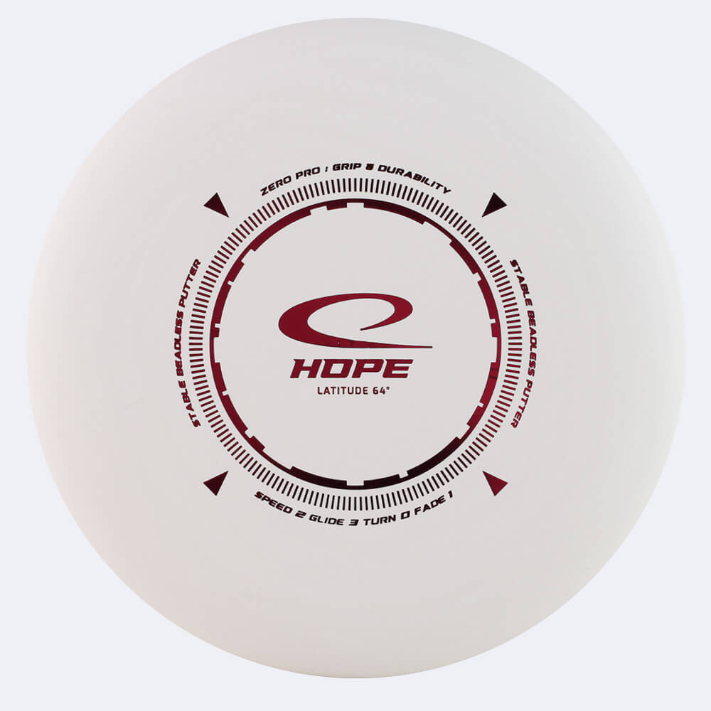 Latitude 64° Hope in white, zero pro plastic Latitude 64° Hope in white, zero pro plastic