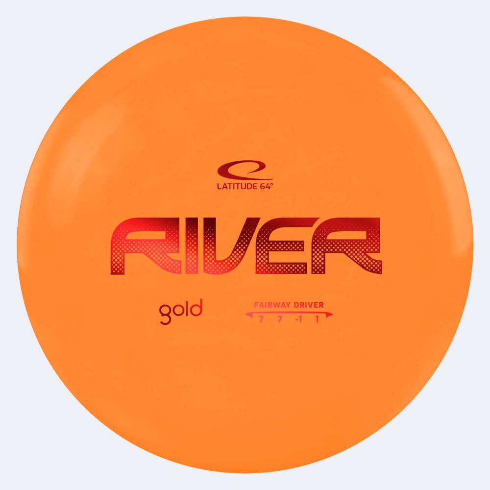 Latitude 64° River in classic-orange, gold plastic Latitude 64° River in classic-orange, gold plastic