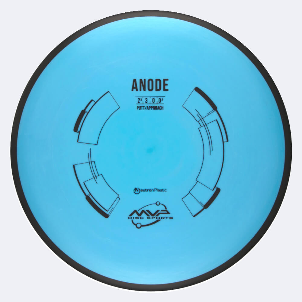 MVP Anode in light-blue, neutron plastic MVP Anode in light-blue, neutron plastic