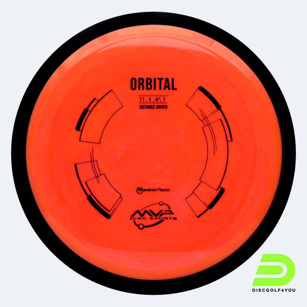 MVP Orbital in red, neutron plastic MVP Orbital in red, neutron plastic