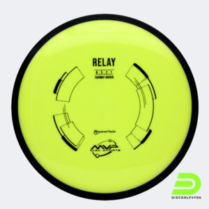 MVP Relay in yellow, neutron plastic