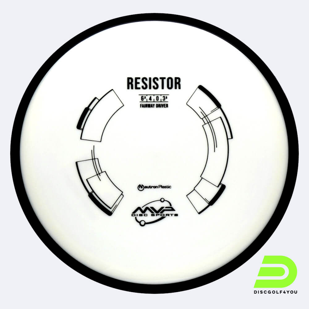 MVP Resistor in white, neutron plastic MVP Resistor in white, neutron plastic