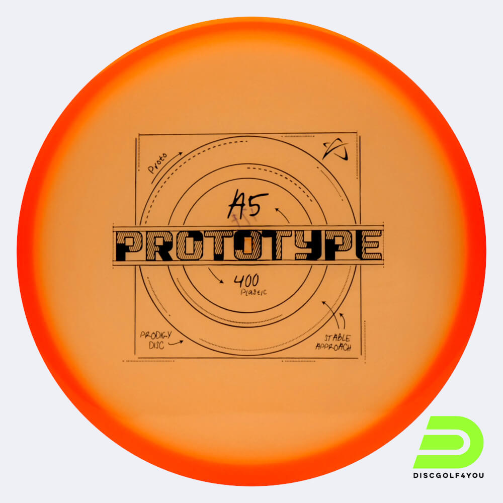 prodigy a5 in orange, im 400 kunststoff und prototype spezialeffekt Prodigy A5 in orange, im 400 Kunststoff und prototype Spezialeffekt