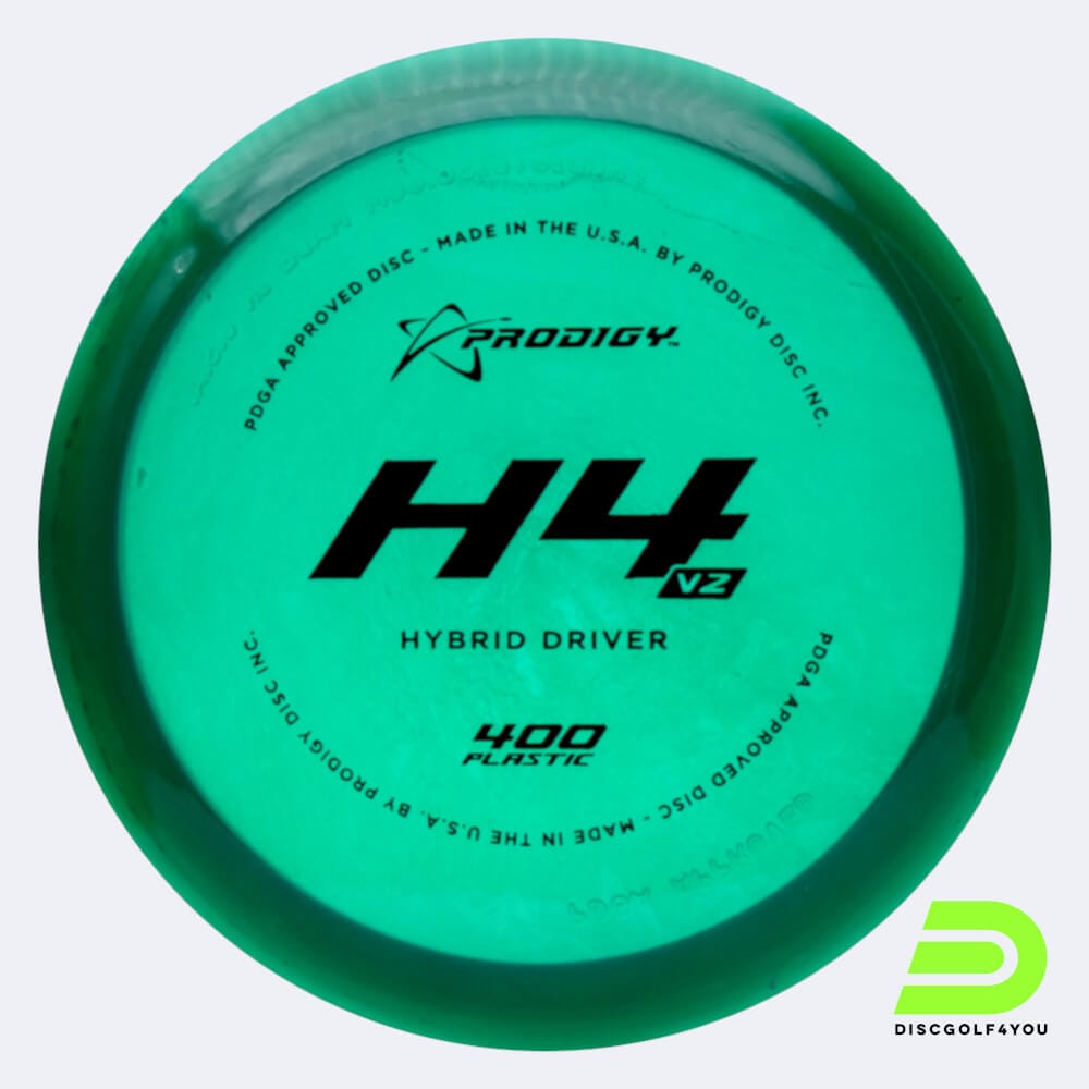 Prodigy H4 V2 in green, 400 plastic Prodigy H4 V2 in green, 400 plastic
