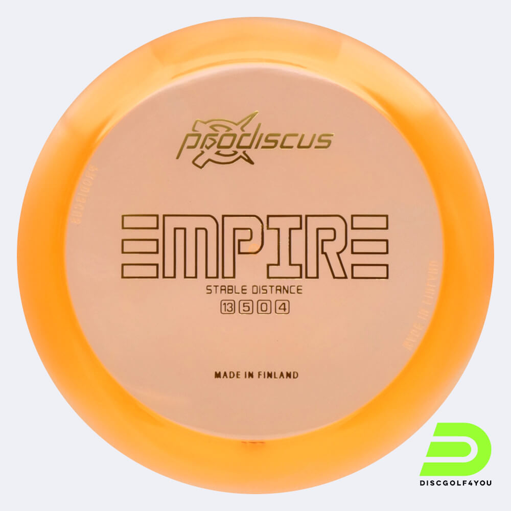 Prodiscus Empire in classic-orange, premium plastic Prodiscus Empire in classic-orange, premium plastic