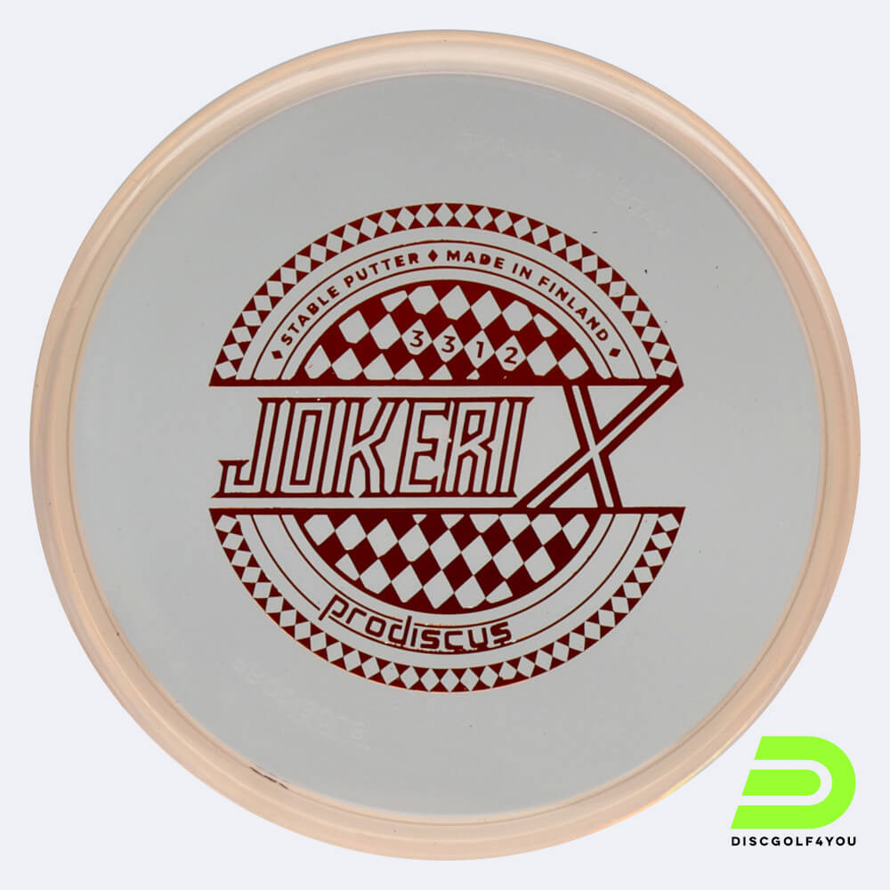 Prodiscus JokeriX in crystal-clear, premium plastic Prodiscus JokeriX in crystal-clear, premium plastic