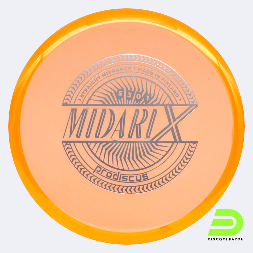 Prodiscus MidariX in classic-orange, premium plastic Prodiscus MidariX in classic-orange, premium plastic