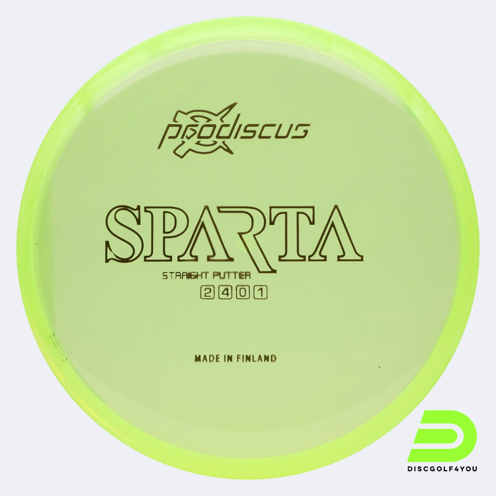 Prodiscus Sparta in green, premium plastic Prodiscus Sparta in green, premium plastic