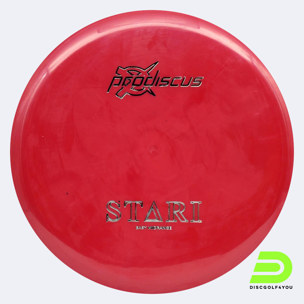 Prodiscus Stari in red, platinium plastic Prodiscus Stari in red, platinium plastic