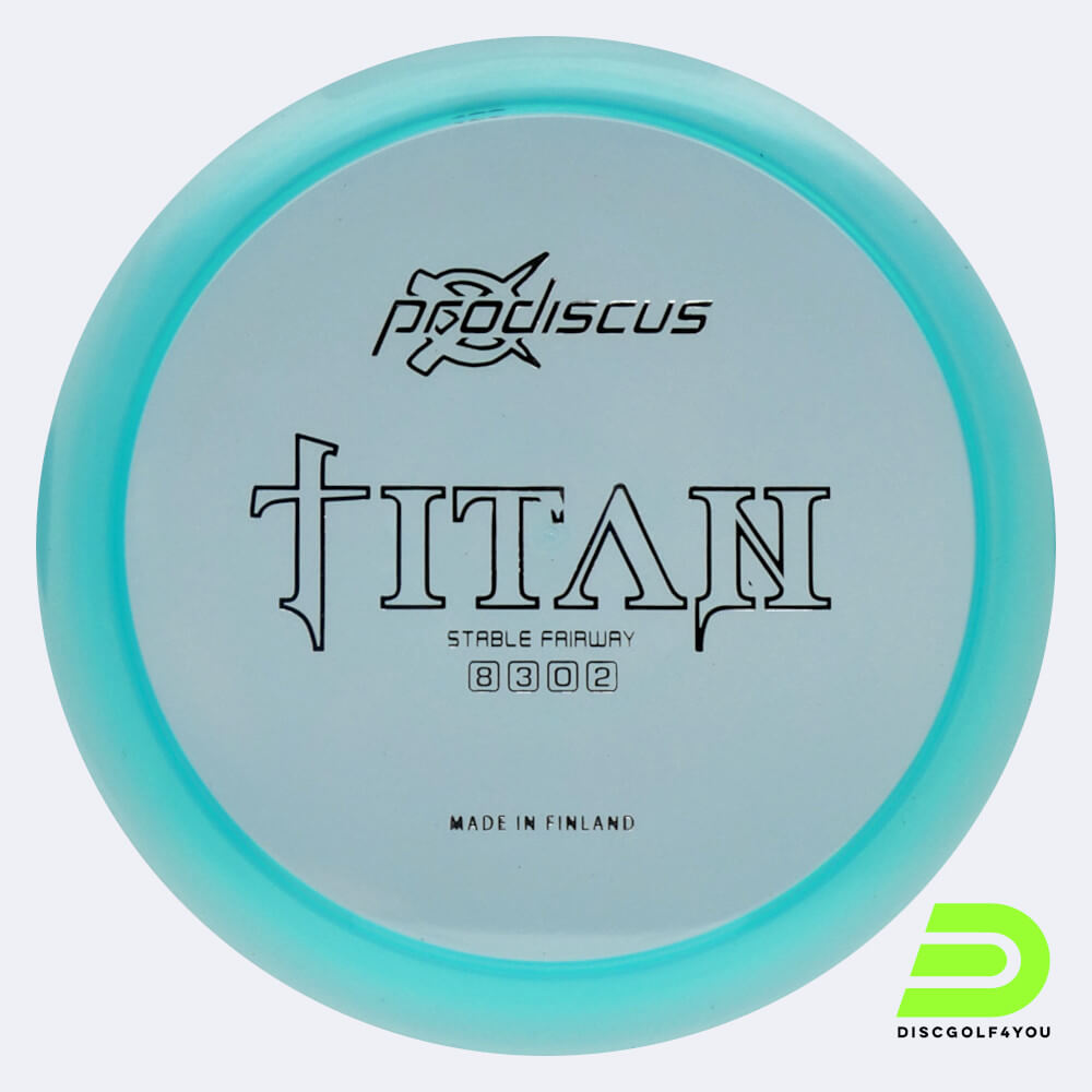prodiscus titan in türkis, im premium kunststoff und ohne spezialeffekt Prodiscus Titan in türkis, im Premium Kunststoff und ohne Spezialeffekt