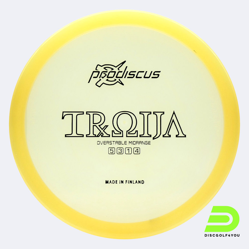 Prodiscus Troija in yellow, premium plastic Prodiscus Troija in yellow, premium plastic