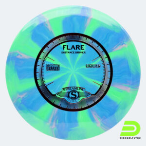 Streamline Flare in blue, neutron plastic and burst effect