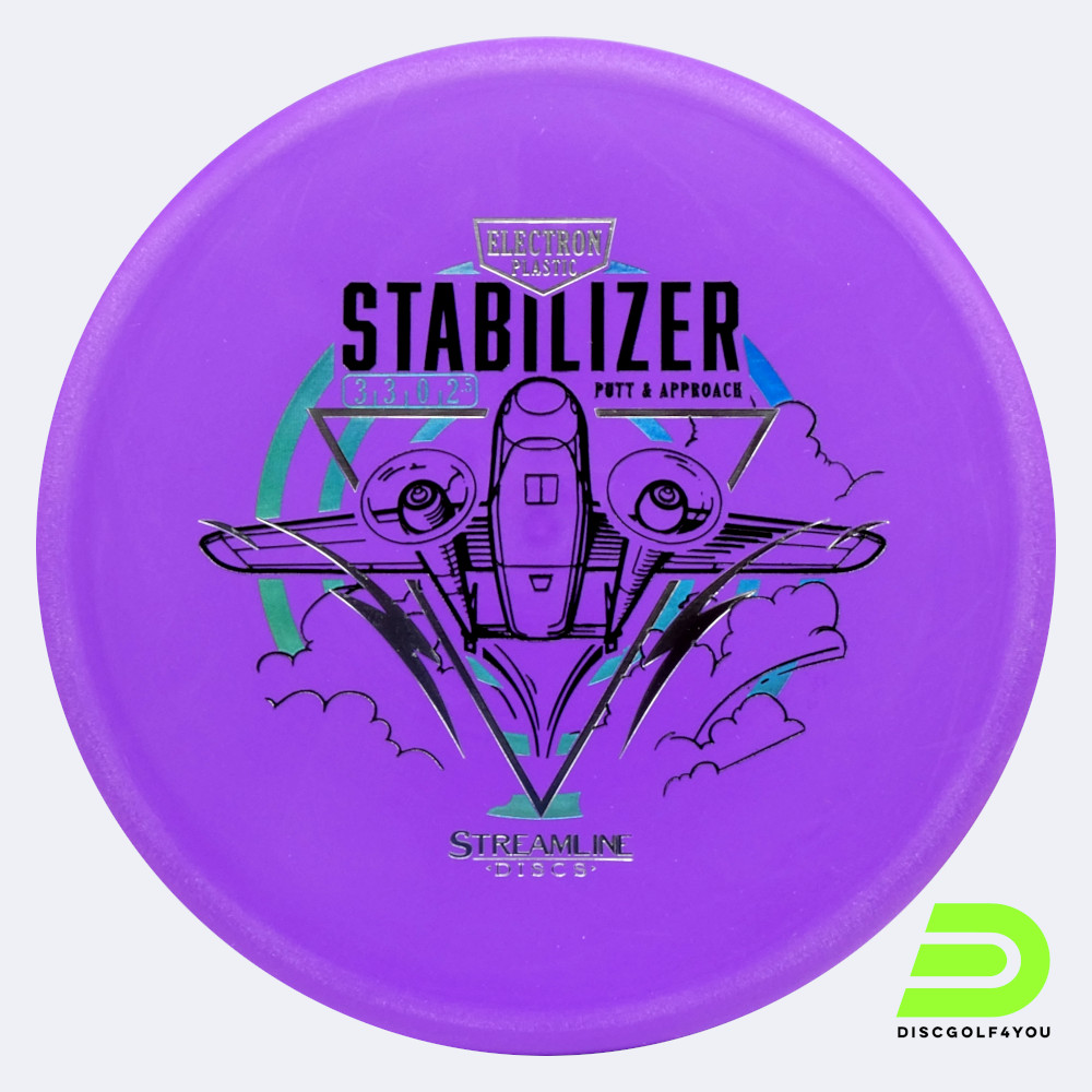 Streamline Stabilizer in purple, electron plastic Streamline Stabilizer in purple, electron plastic