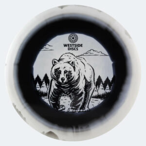 Westside Bear in black, tournament ring plastic