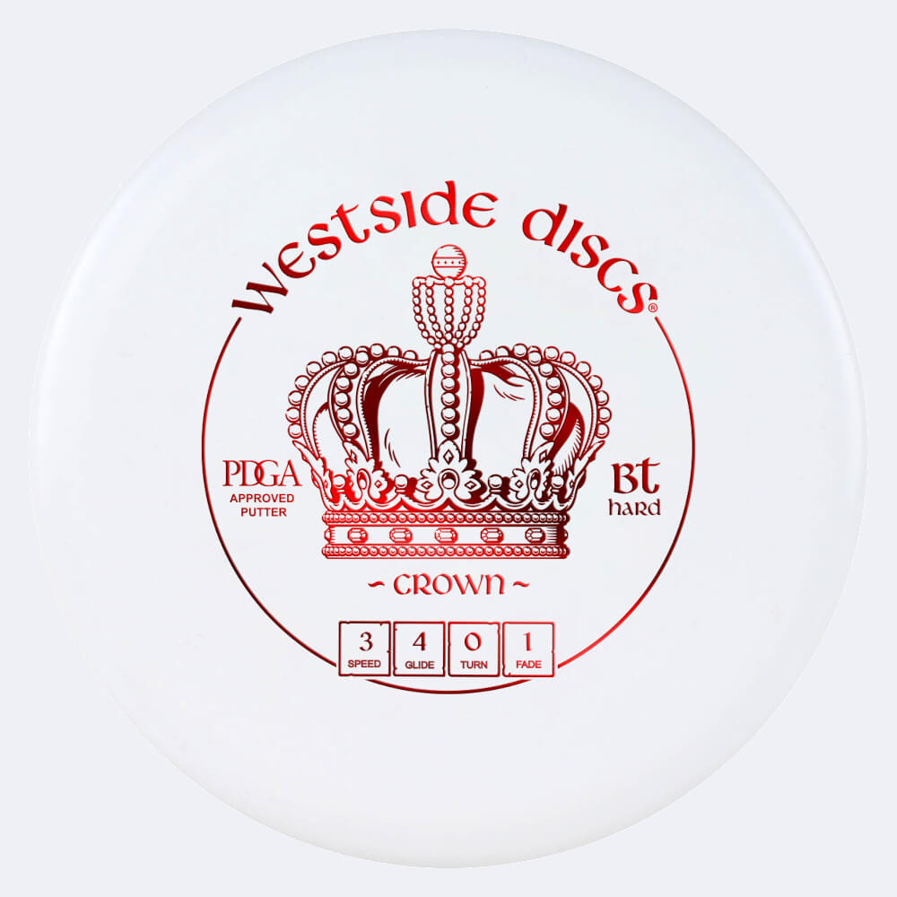 Westside Crown in white, bt hard plastic Westside Crown in white, bt hard plastic