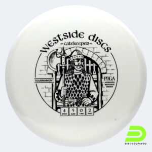Westside Gatekeeper in weiss, im Tournament Kunststoff und ohne Spezialeffekt