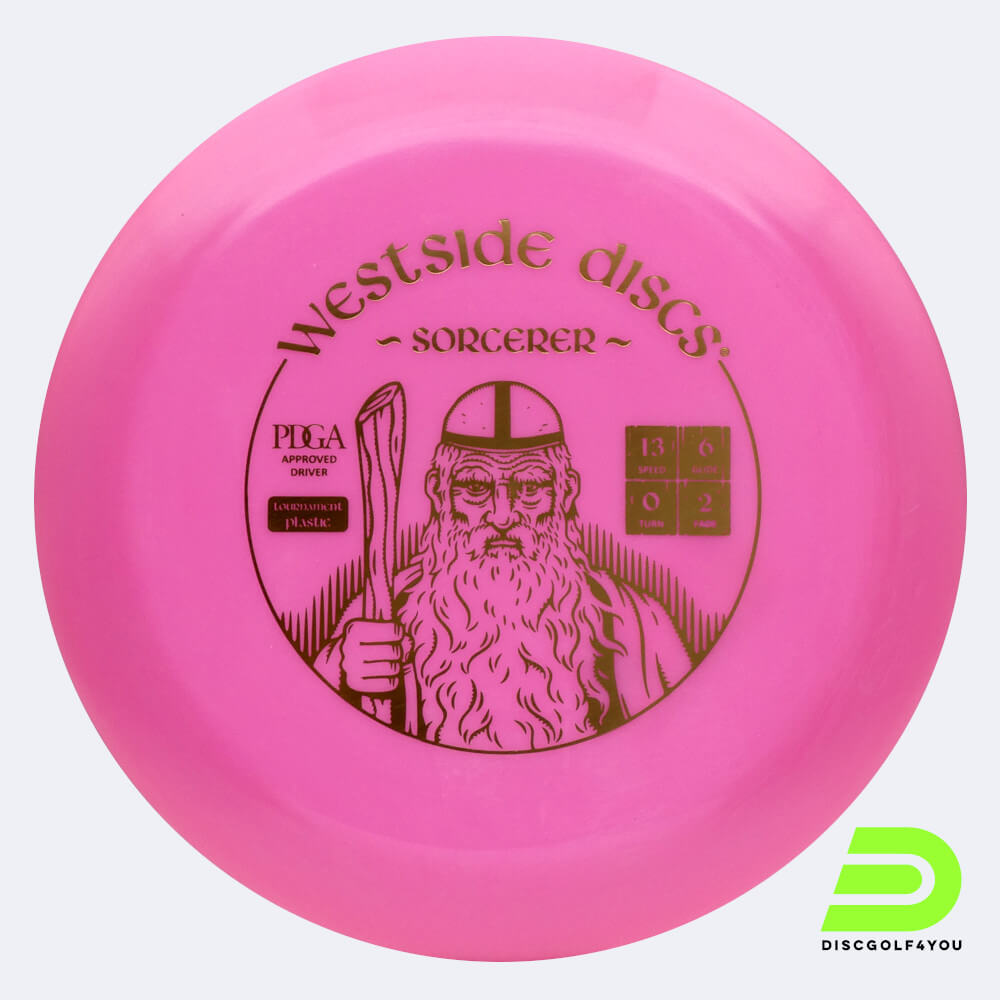 Westside Sorcerer in pink, tournament plastic Westside Sorcerer in pink, tournament plastic