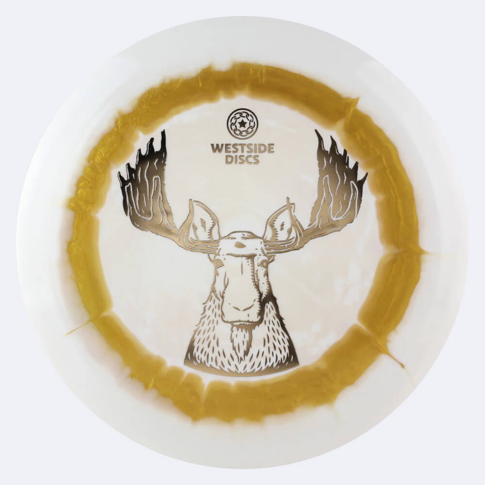 Westside Stag in gold, tournament ring plastic