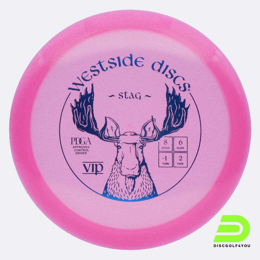 Westside Stag in pink, vip plastic Westside Stag in pink, vip plastic