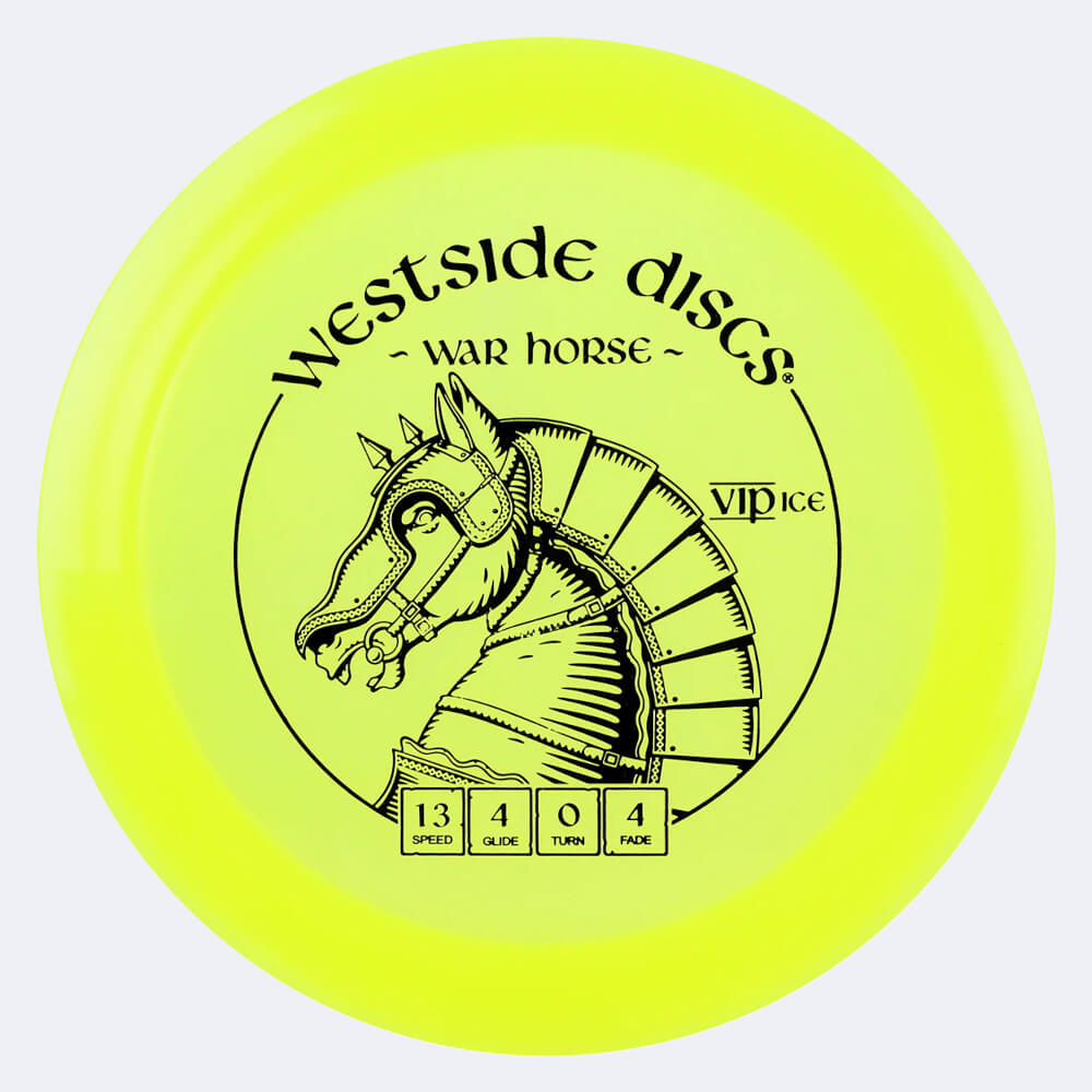 Westside Wars horse in yellow, vip ice plastic Westside Wars horse in yellow, vip ice plastic