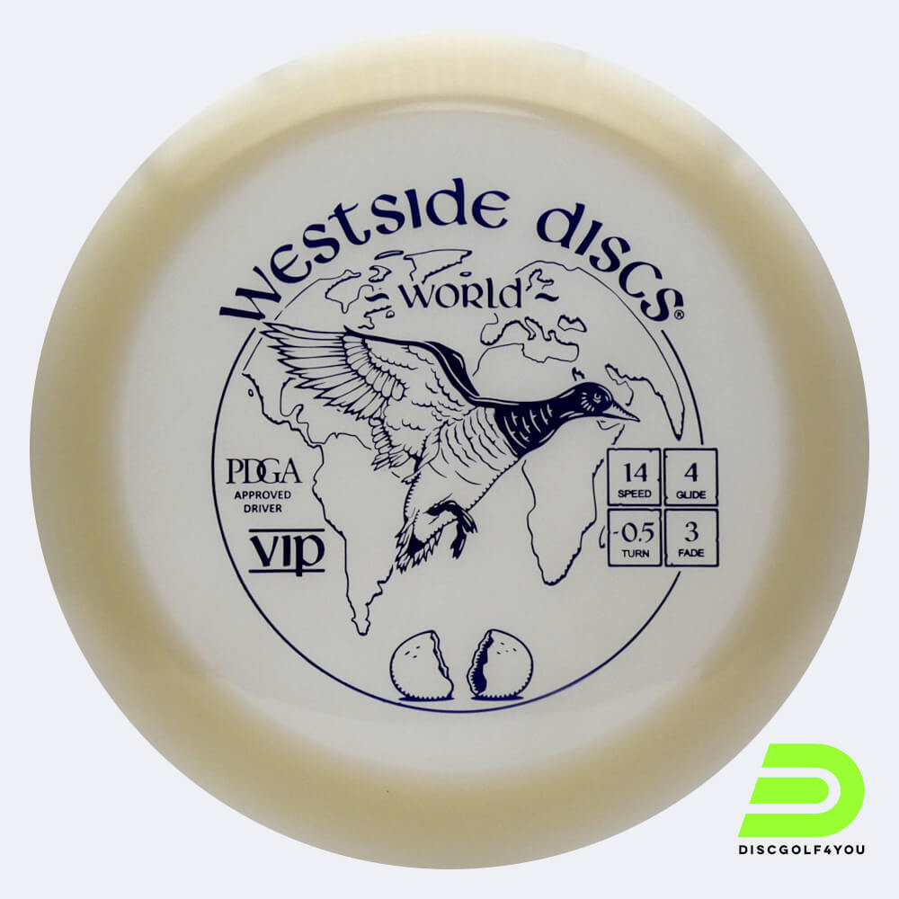 Westside World in white, vip plastic Westside World in white, vip plastic